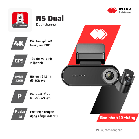 Camera hành trình DDPAI N5 Dual