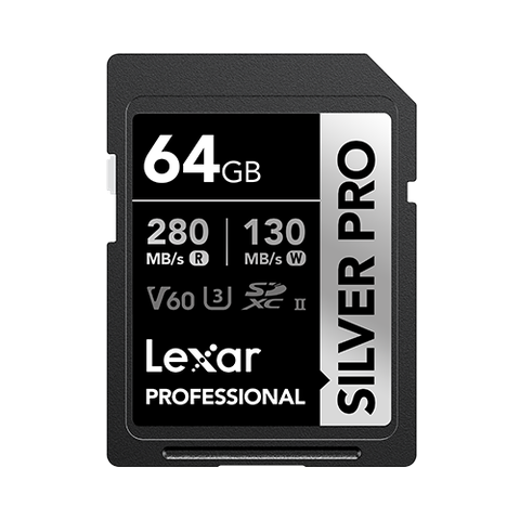 Thẻ nhớ Lexar® Professional SILVER Pro UHS-II Card