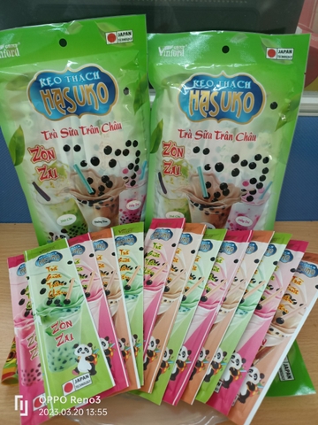 Kẹo thạch Hasuko - Vị Trà Sữa Trân Châu 400g