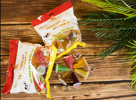 Kẹo thạch Cốc Hasuko Vị sữa Chua Trái Cây 450g