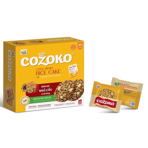 Bánh hạt ngũ cốc Cozoko - Vị chà bông
