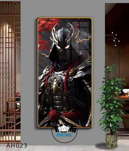 Tranh Người Nhện-Marvel-Samurai-Batman-Iron man - Tranh Tráng Gương Khổ Dọc AH023