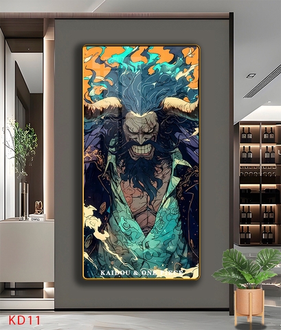 Tráng Gương ONE PIECE Tranh Dọc KAIDO - Tranh Hải Tặc - KD11