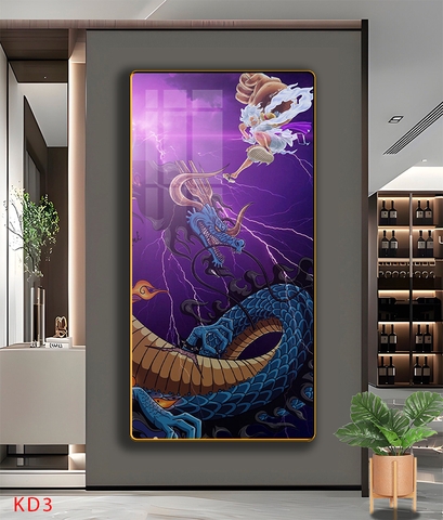 Tráng Gương ONE PIECE Tranh Dọc KAIDO - Tranh Hải Tặc - KD3