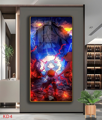 Tráng Gương ONE PIECE Tranh Dọc KAIDO - Tranh Hải Tặc - KD4