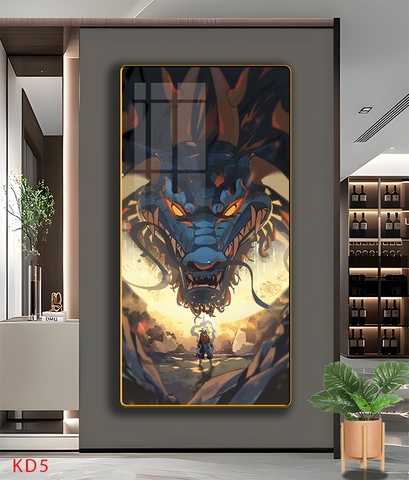 Tráng Gương ONE PIECE Tranh Dọc KAIDO - Tranh Hải Tặc - KD5