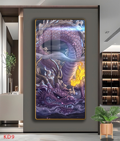 Tráng Gương ONE PIECE Tranh Dọc KAIDO - Tranh Hải Tặc - KD9