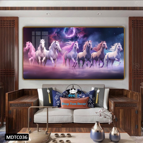 Tranh Tráng Gương Mã Đáo Thành Công - MDTC036 - Tomdecor