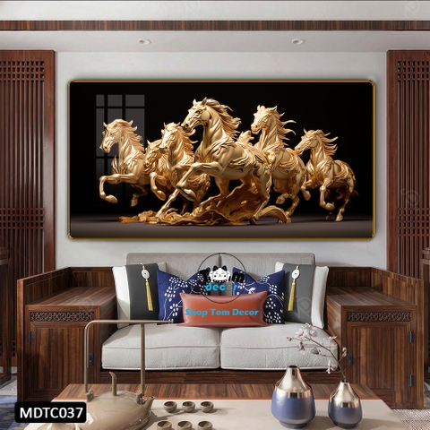 Tranh Tráng Gương Mã Đáo Thành Công - MDTC037 - Tomdecor