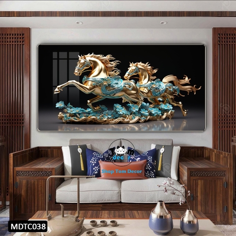 Tranh Tráng Gương Mã Đáo Thành Công - MDTC038 - Tomdecor
