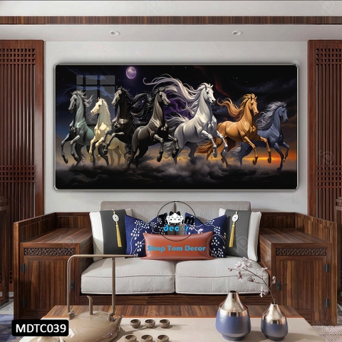 Tranh Tráng Gương Mã Đáo Thành Công - MDTC039 - Tomdecor