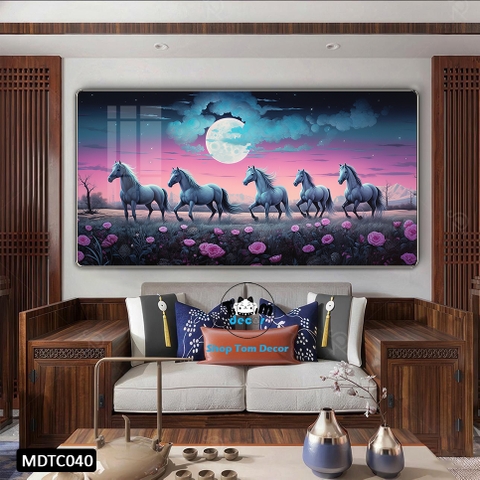 Tranh Tráng Gương Mã Đáo Thành Công - MDTC040 - Tomdecor