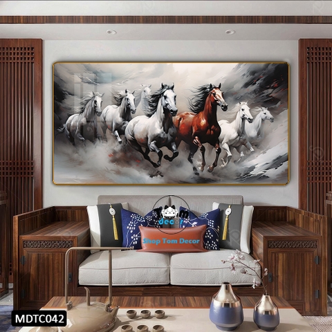 Tranh Tráng Gương Mã Đáo Thành Công - MDTC042 - Tomdecor