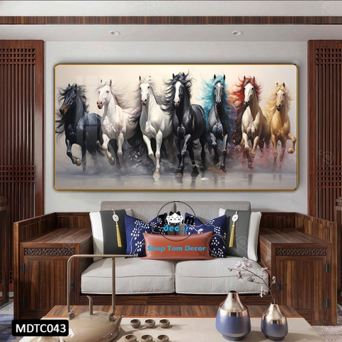 Tranh Tráng Gương Mã Đáo Thành Công - MDTC043 - Tomdecor