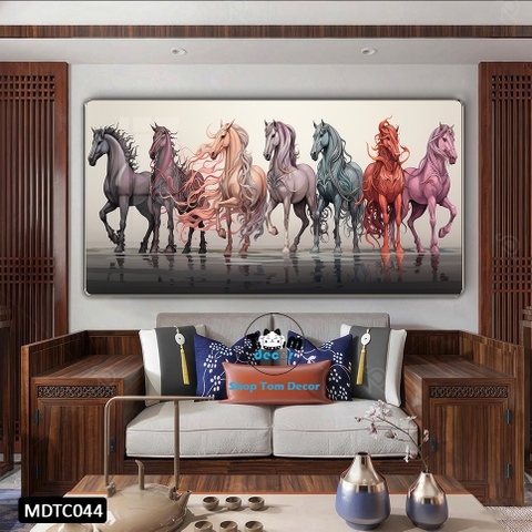 Tranh Tráng Gương Mã Đáo Thành Công - MDTC044 - Tomdecor