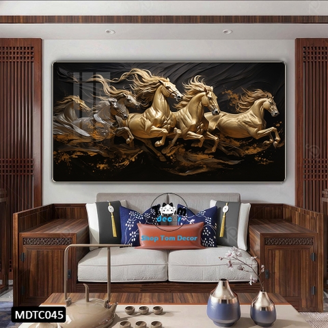 Tranh Tráng Gương Mã Đáo Thành Công - MDTC045 - Tomdecor