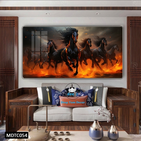 Tranh Tráng Gương Mã Đáo Thành Công - MDTC054 - Tomdecor