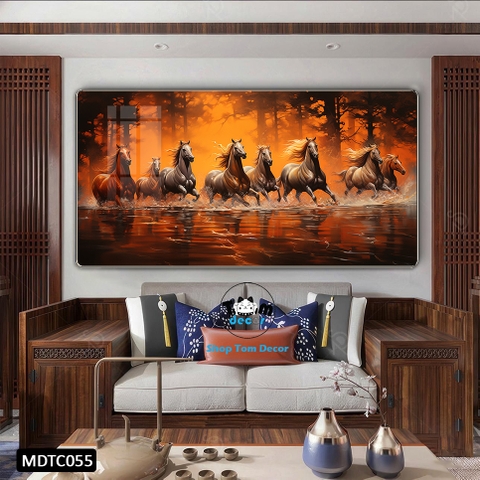 Tranh Tráng Gương Mã Đáo Thành Công - MDTC055 - Tomdecor