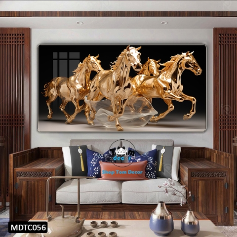 Tranh Tráng Gương Mã Đáo Thành Công - MDTC056 - Tomdecor
