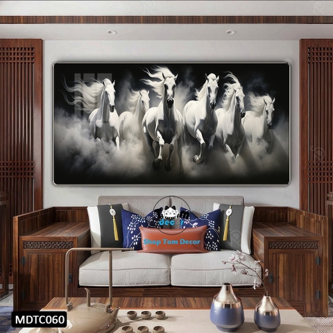 Tranh Tráng Gương Mã Đáo Thành Công - MDTC060 - Tomdecor