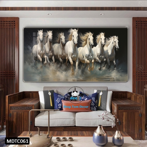 Tranh Tráng Gương Mã Đáo Thành Công - MDTC061 - Tomdecor