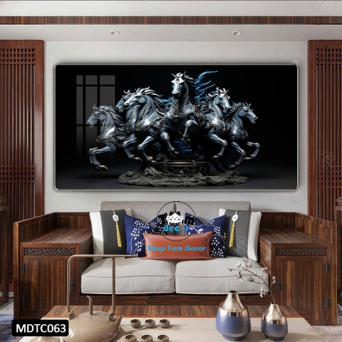 Tranh Tráng Gương Mã Đáo Thành Công - MDTC063 - Tomdecor