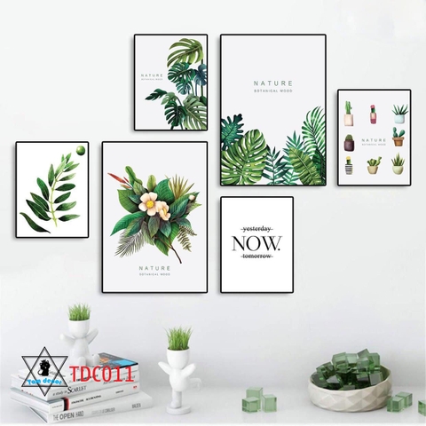 Tranh ghép 6 bức nghệ thuật decor phòng đẹp - TDC011