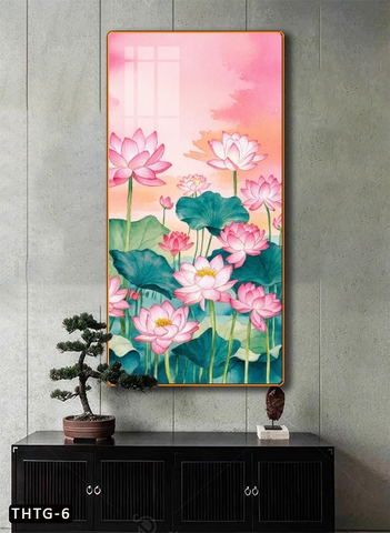 Tranh Hoa Tráng Gương Cao Cấp Hoặc Tranh Canvas Có Khung - THTG-6