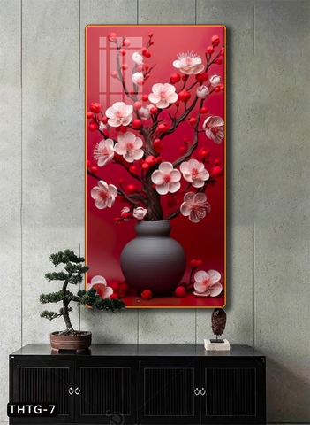 Tranh Hoa Tráng Gương Cao Cấp Hoặc Tranh Canvas Có Khung - THTG-7