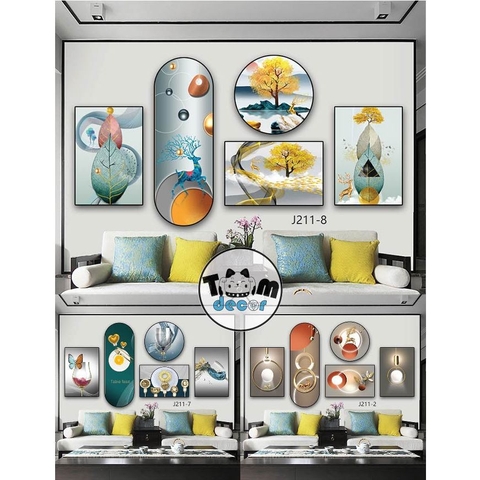 Tranh Ghép Mẫu Đẹp Dán Tường Mặt Gương Nhựa Formex Cứng Dày 5mm Mặt Gương