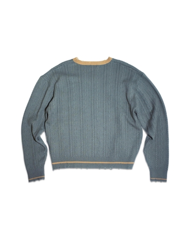 Edward VIII worn-out efect sweater