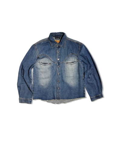 Western Denim Blue Shirts