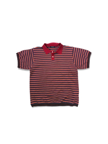 Knit Polo vintage effect
