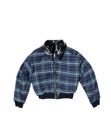Flight leather jacket