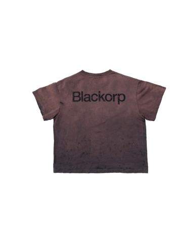 Sun faded box t-shirt Brown