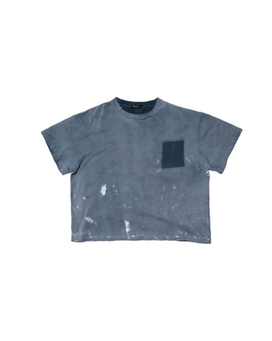 Sun faded box t-shirt Navy