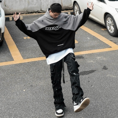 Layered metal destroy- Hoodie