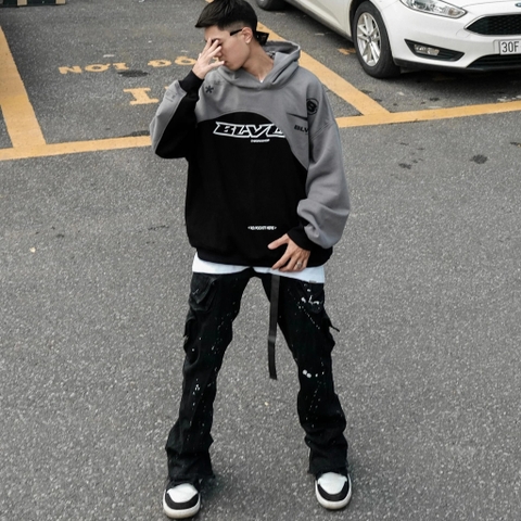 Layered metal destroy- Hoodie