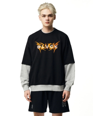 BLACKORP Glitter dots Logo - PIGMENT DYED T-shirt