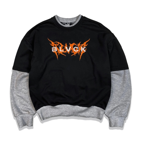 BLACKORP Glitter dots Logo - PIGMENT DYED T-shirt