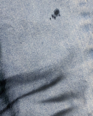 Black coated wide pants