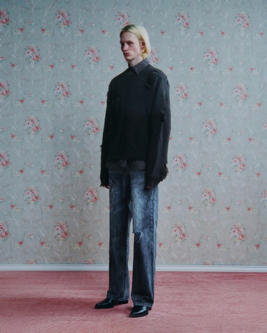 Western Denim Blue Pants