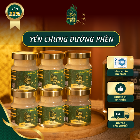 Yến Chưng Đường Phèn 22% Yến Tươi, Tăng Cường Sức Khỏe Cải Thiện Trí Nhớ