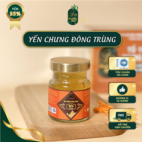 Yến Chưng Đông Trùng 35% Yến Tươi