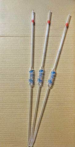 Pipet bầu 10ml, Class A, Hãng OMSONS GERMANY
