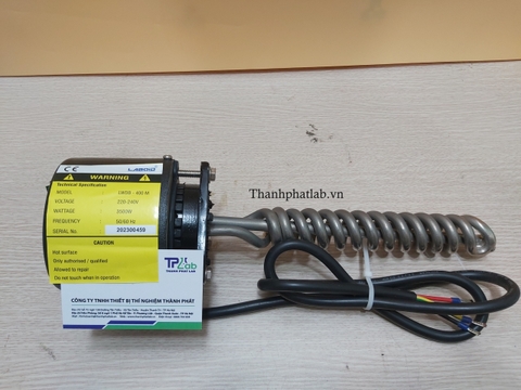 Thanh gia nhiệt kim loại mạ Crôm 3kw (dùng cho máy cất nước 1 lần  LWDB-400M Hãng Laboid - Ấn Độ