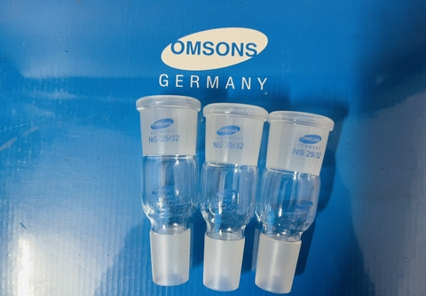 Cổ nối chuyển đổi nhám N29/32, Hãng OMSONS GERMANY