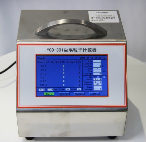 Máy đếm hạt bụi trong không khí model Y09-301AC cho phòng sạch