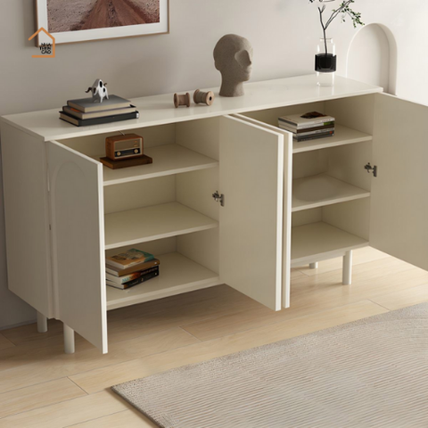 ANNI, TLT_023, Tủ lưu trữ phong cách hiện đại, 140x40x80cm, Gỗ MDF phủ sơn 2K, Nội thất Nhà trên cao