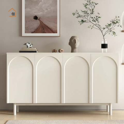 ANNI, TLT_023, Tủ lưu trữ phong cách hiện đại, 140x40x80cm, Gỗ MDF phủ sơn 2K, Nội thất Nhà trên cao